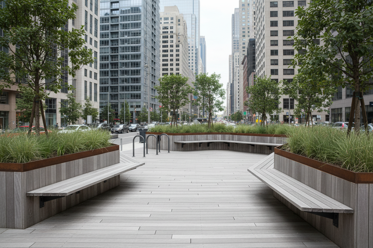 Urban Parklet & Community Seating