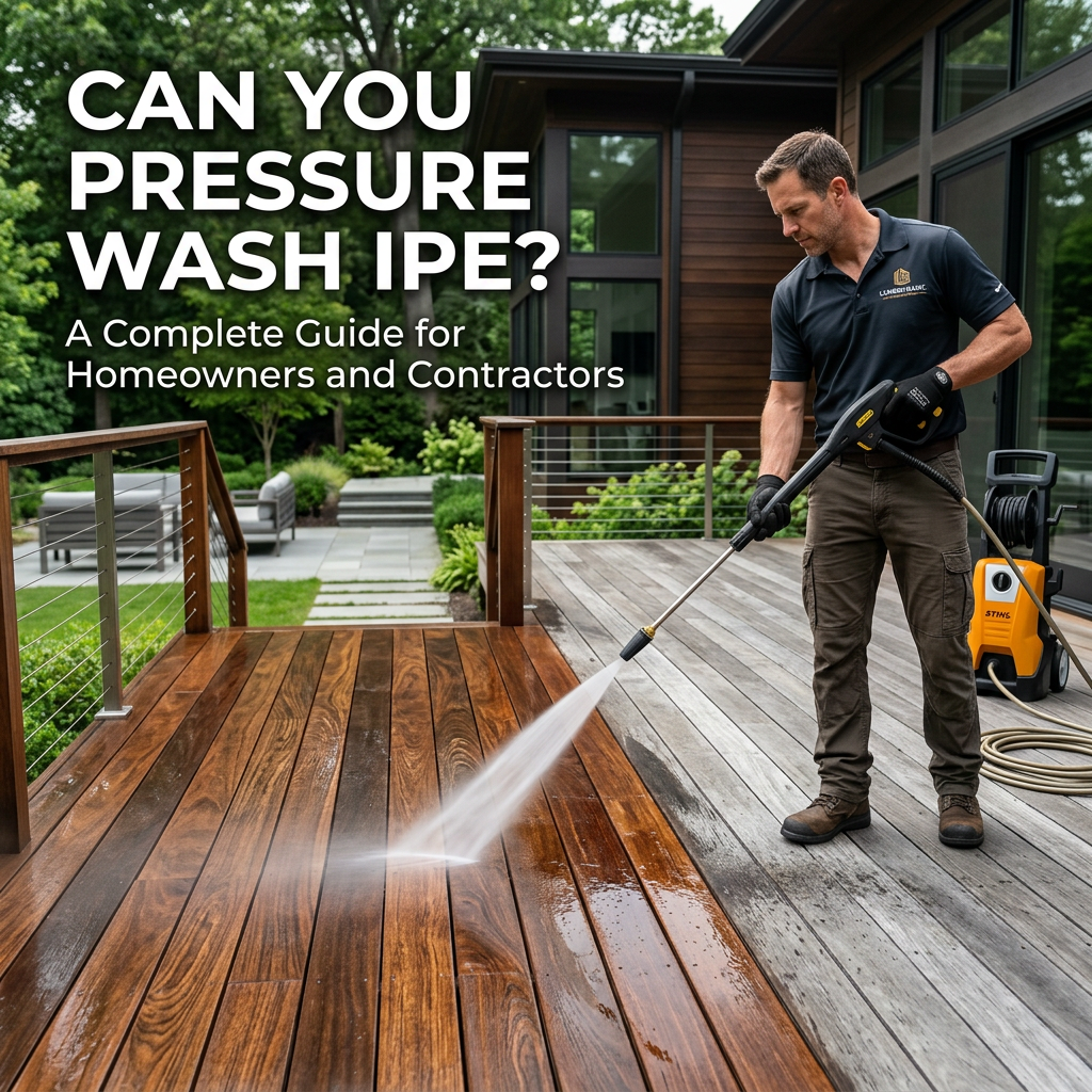 Can You Pressure Wash Ipe? A Complete Guide for Homeowners and Contractors