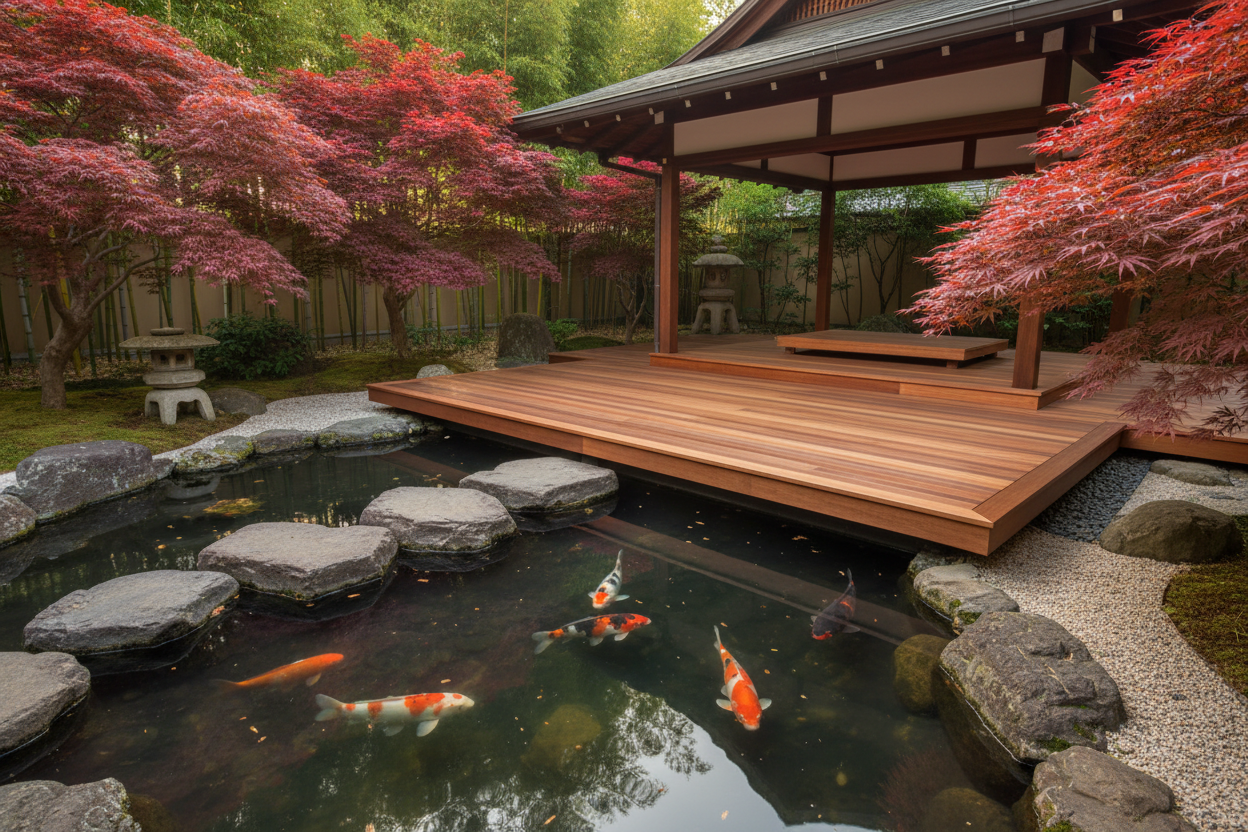 Japanese-Inspired Garden Pavilion