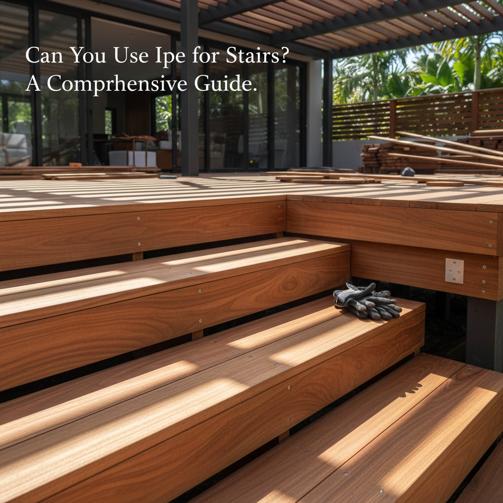 Can You Use Ipe for Stairs? A Comprehensive Guide