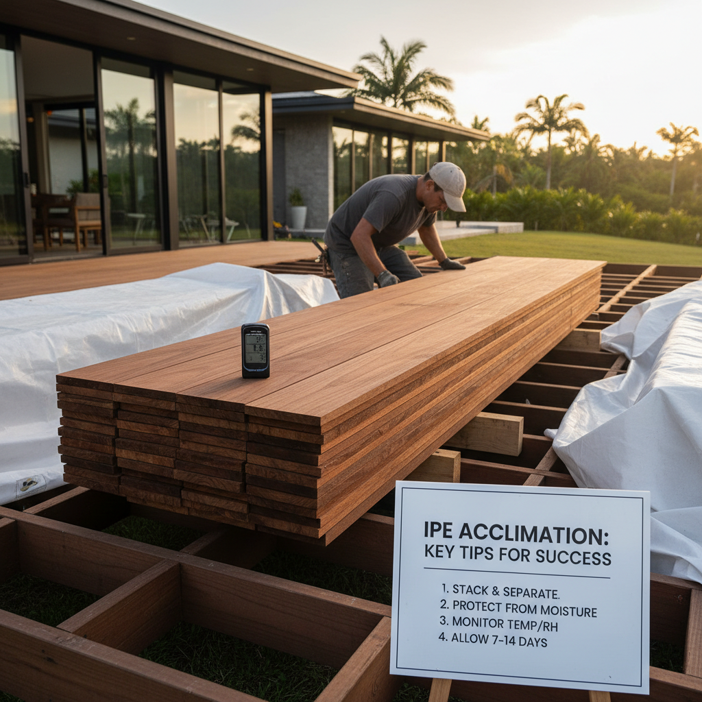 Tropical Hardwood Needs Acclimation