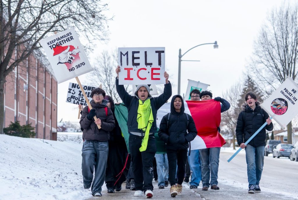 Middle school walkout