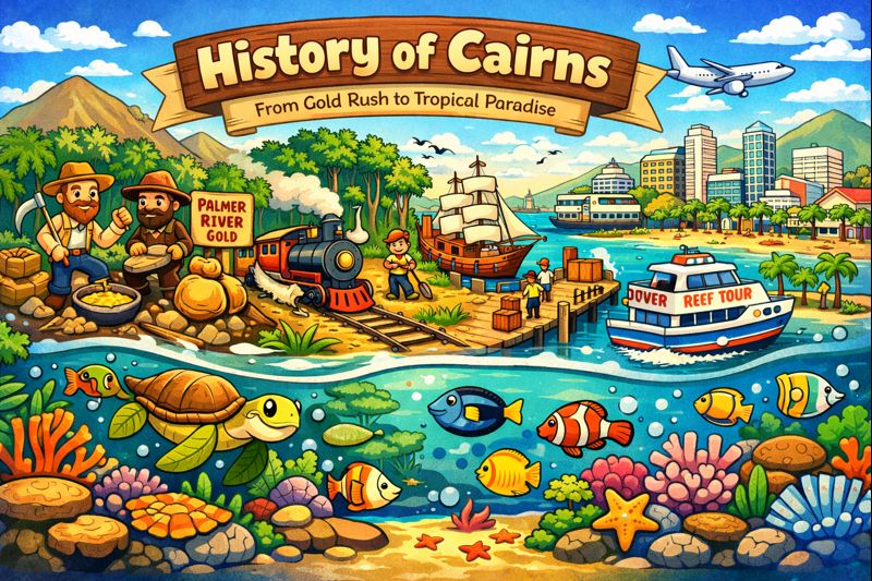 History of Cairns - From Gold Rush to Tropical Paradise