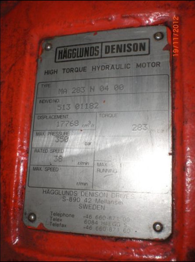 Hydraulic Motor MA 283