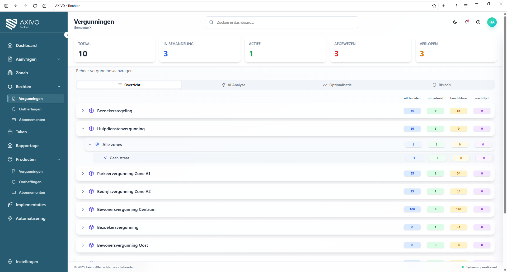 WebApp template preview