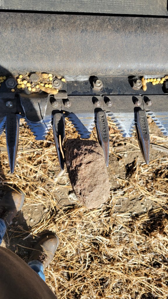 Tillage equipment closeup