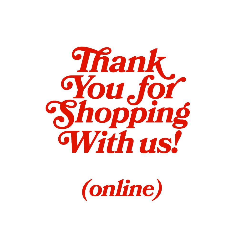 Thank you for shopping with us online