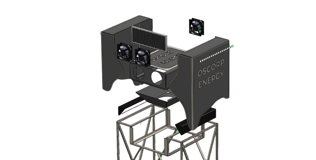 Waste Intelligence Monitoring System - Front View