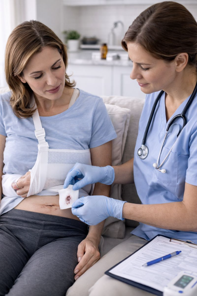 Soins infirmiers post-chirurgicaux à domicile : anticiper et sécuriser le retour précoce