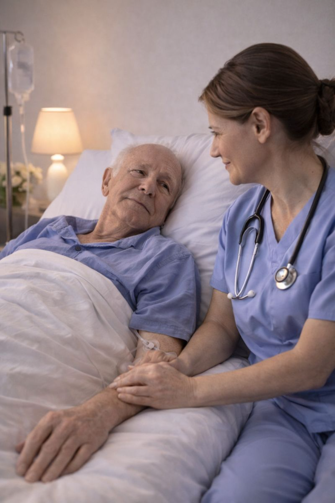 Soins palliatifs : accompagner la fin de vie dans la pratique infirmière, à domicile