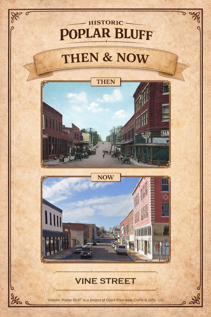Vine Street — Then & Now