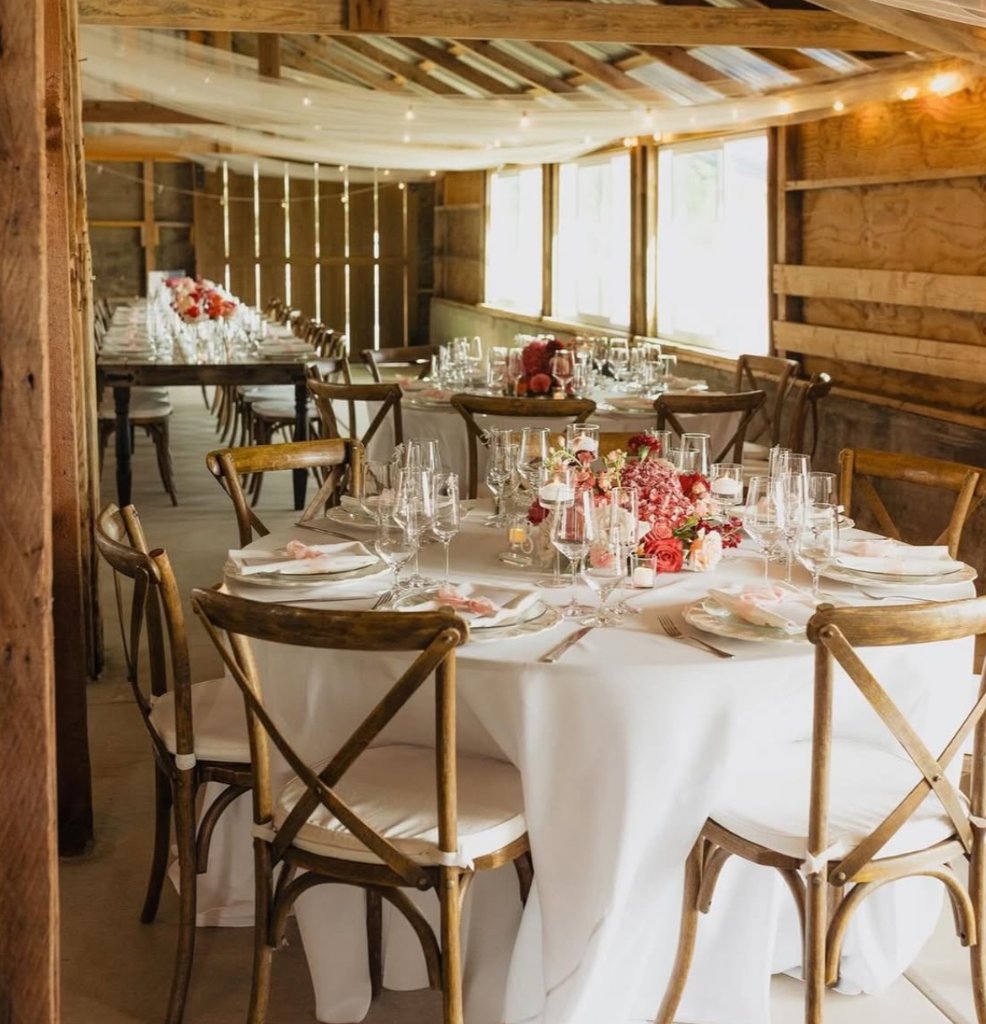 Brown Barn Ceremony Aisle