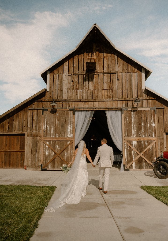 Brown Barn Entrance