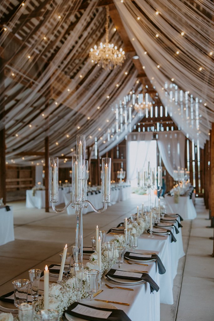 Brown Barn Elegant Table Setting