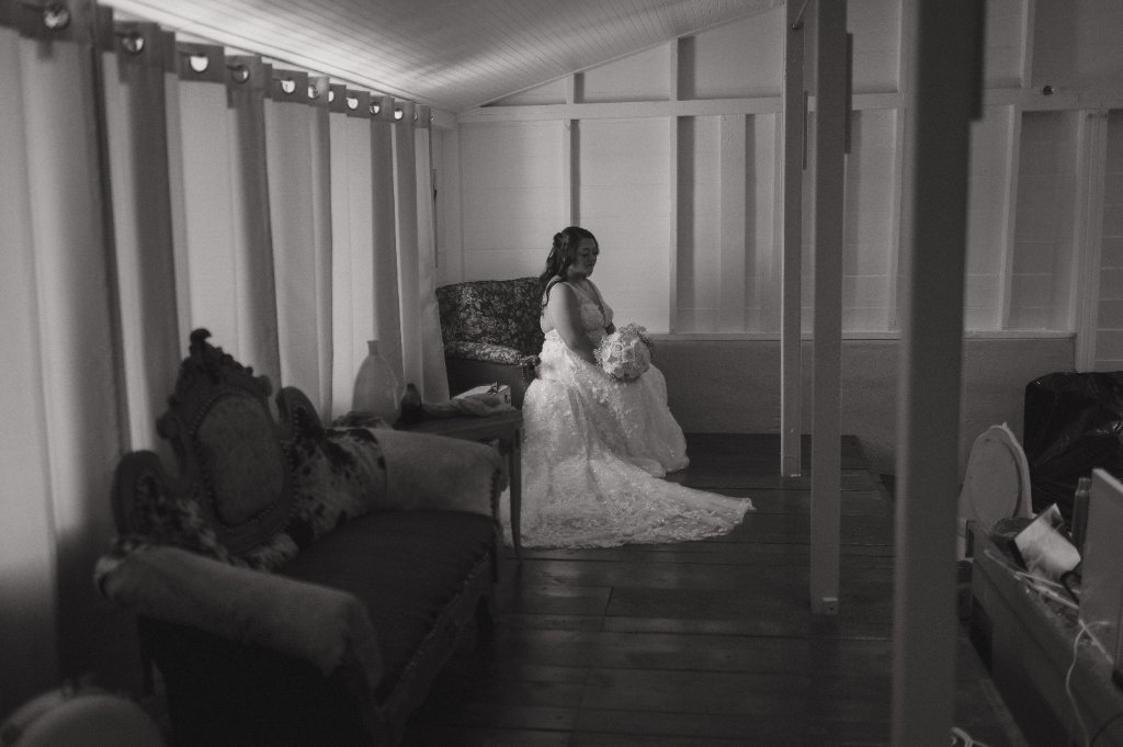 Bride in White Room
