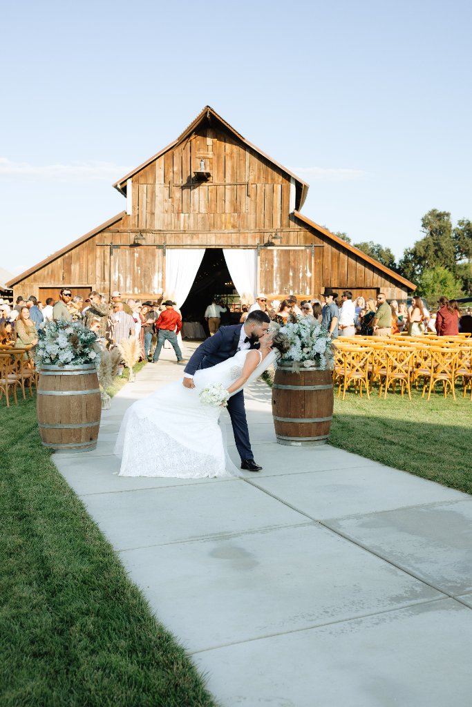 Brown Barn Draped Ceiling