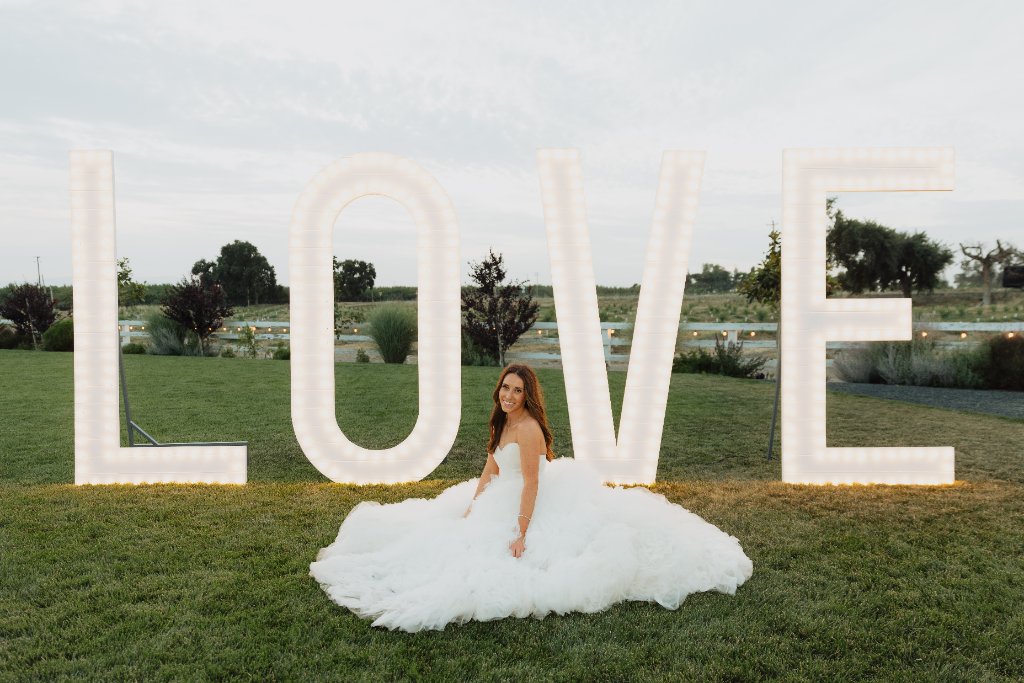 LOVE Sign Portrait