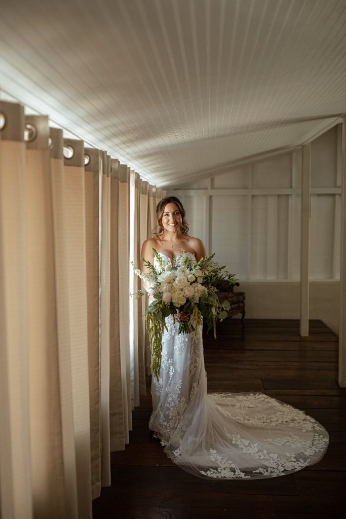 Bride with Bouquet Portrait