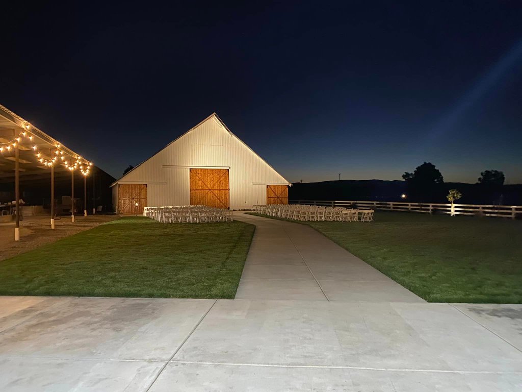 White Barn Night Ceremony