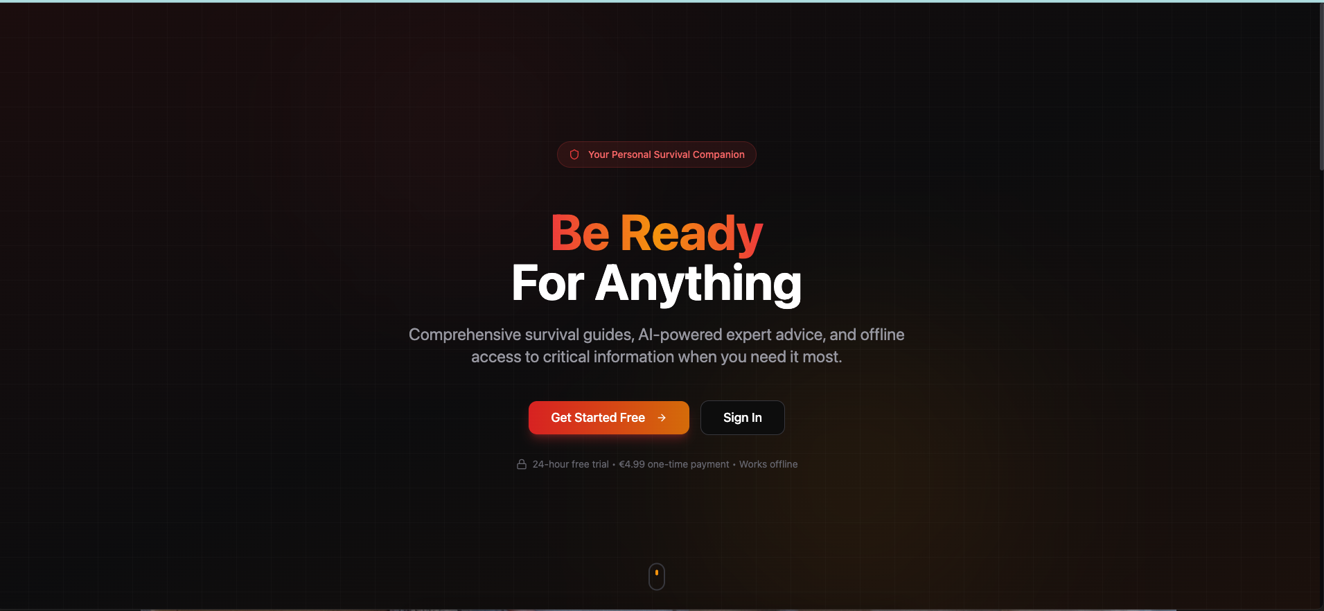 BeReady template preview
