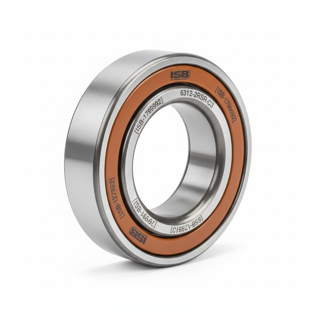 ISB [HIS-179992] ISB 6312-2RSR-C3 - Deep Groove Ball Bearing