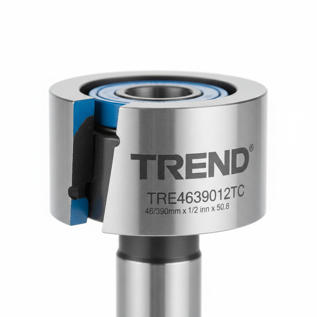 Chain Supply UK TRE4639012TC - 46/390 x 1/2 TCT Bearing Guided Rebater 22.5mm x 50.8mm