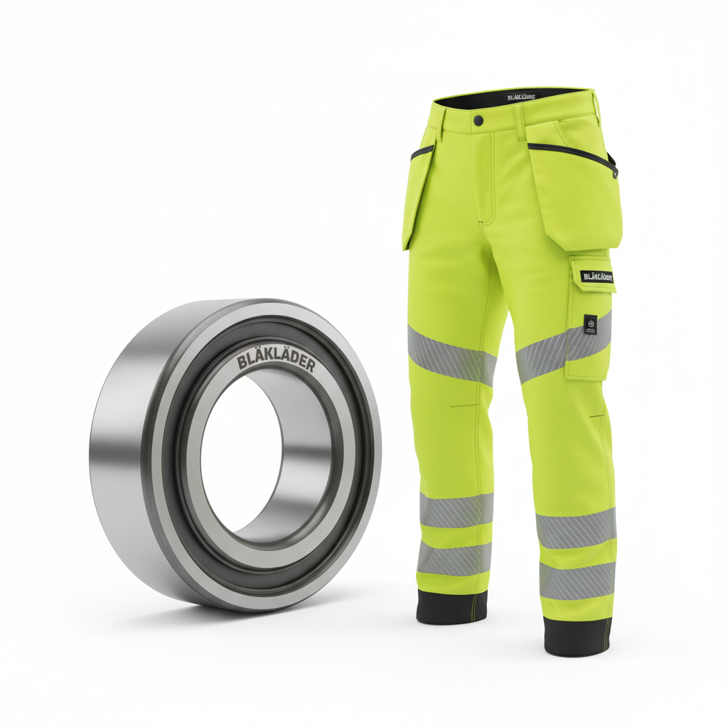 Blaklader Blaklader 2237 High Vis Stretch Trousers - Yellow