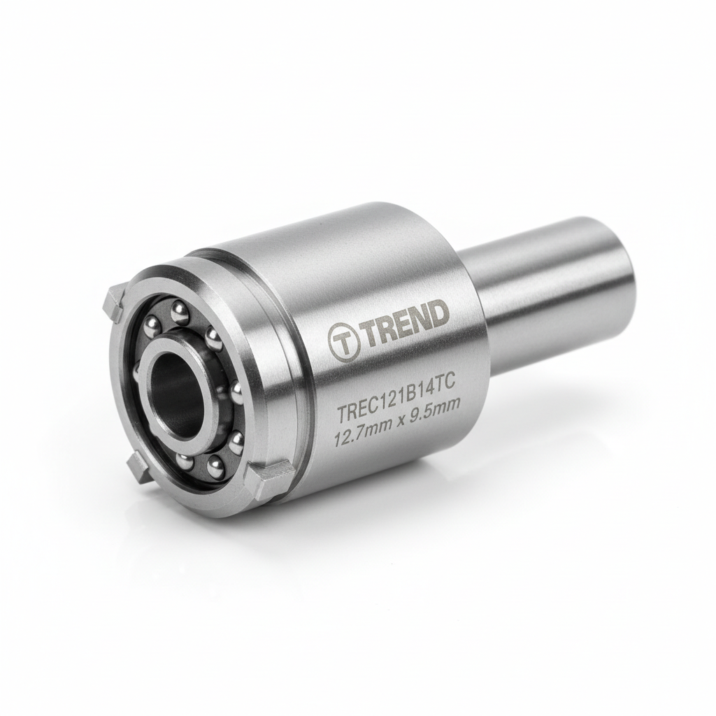 Chain Supply UK TREC121B14TC - C121B x 1/4 TC Bearing Guided Template Profile Cutter 12.7mm x 9.5mm