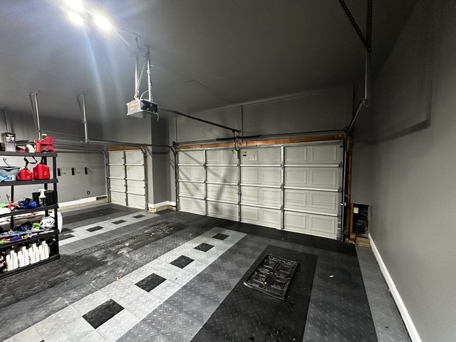 Paneled doors with window tops before