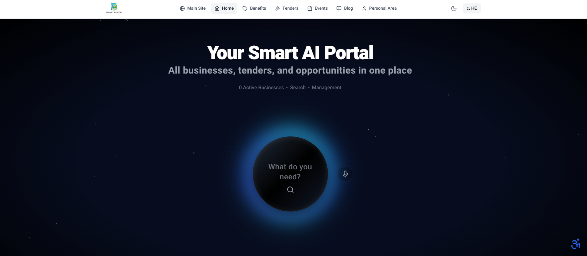 SMART PORTEL template preview