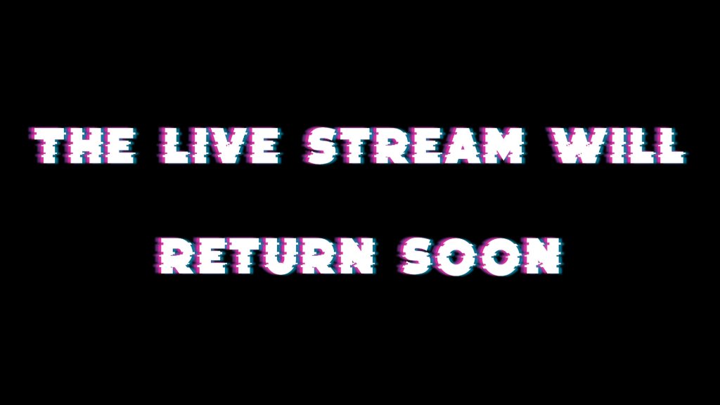 Live stream will begin soon