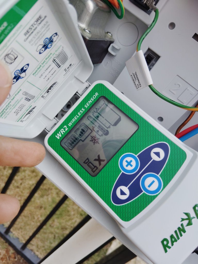 Professional wireless rain sensor installation and wiring