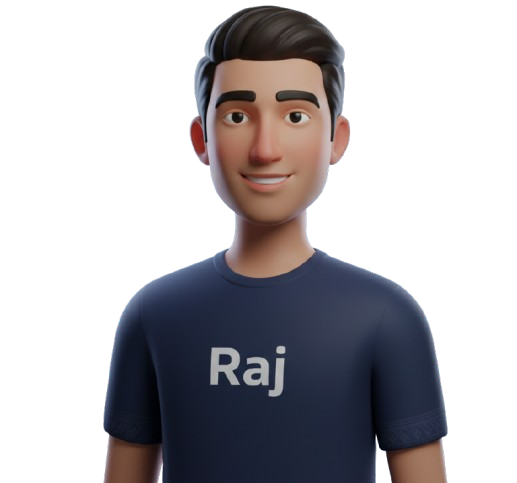 Raj waving