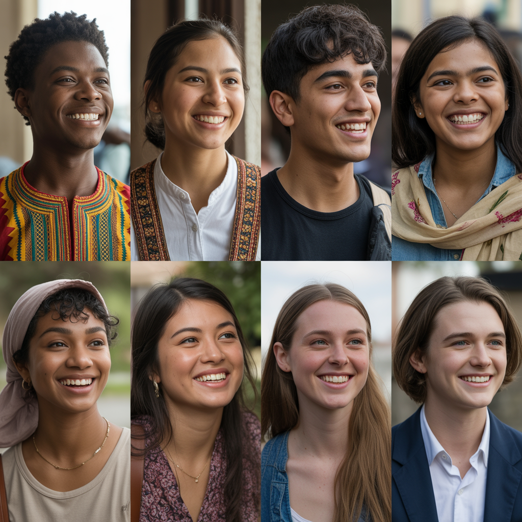 Young people embracing purpose and positive change
