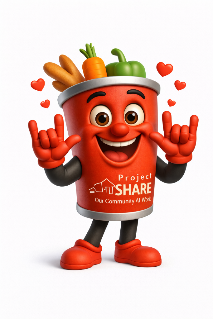 Project SHARE Mascot