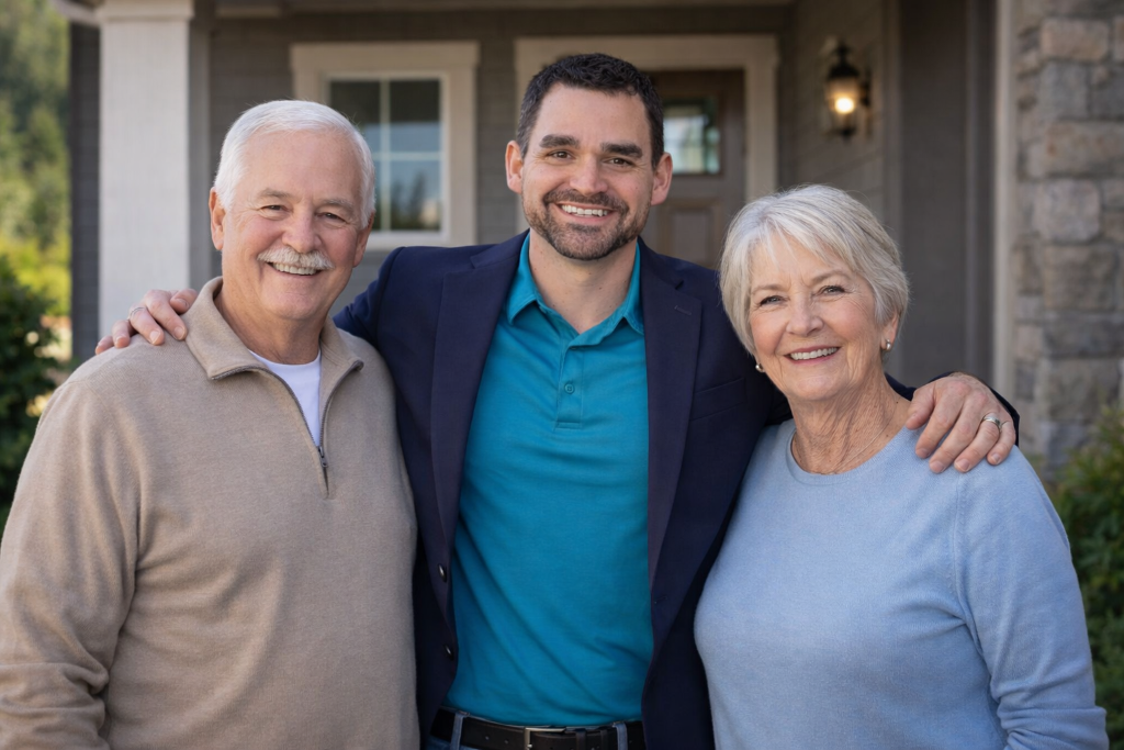Jesse Beahm with relocation clients