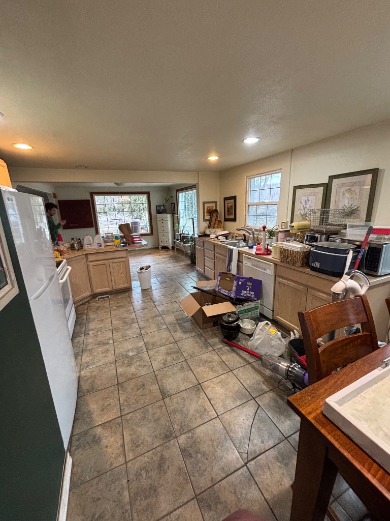 Kitchen Floor - before