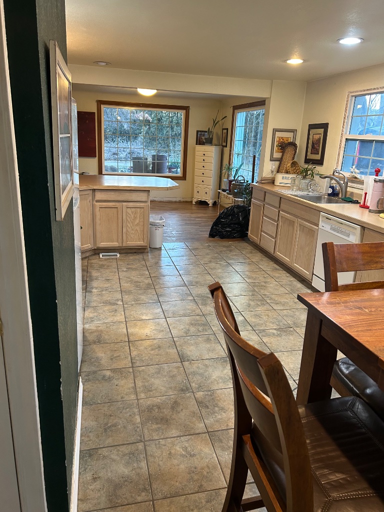 Kitchen Floor - after