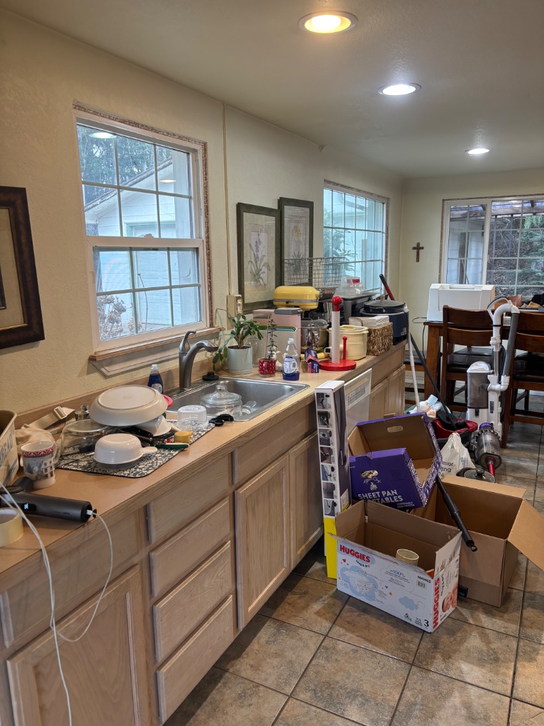 Kitchen Counter - before