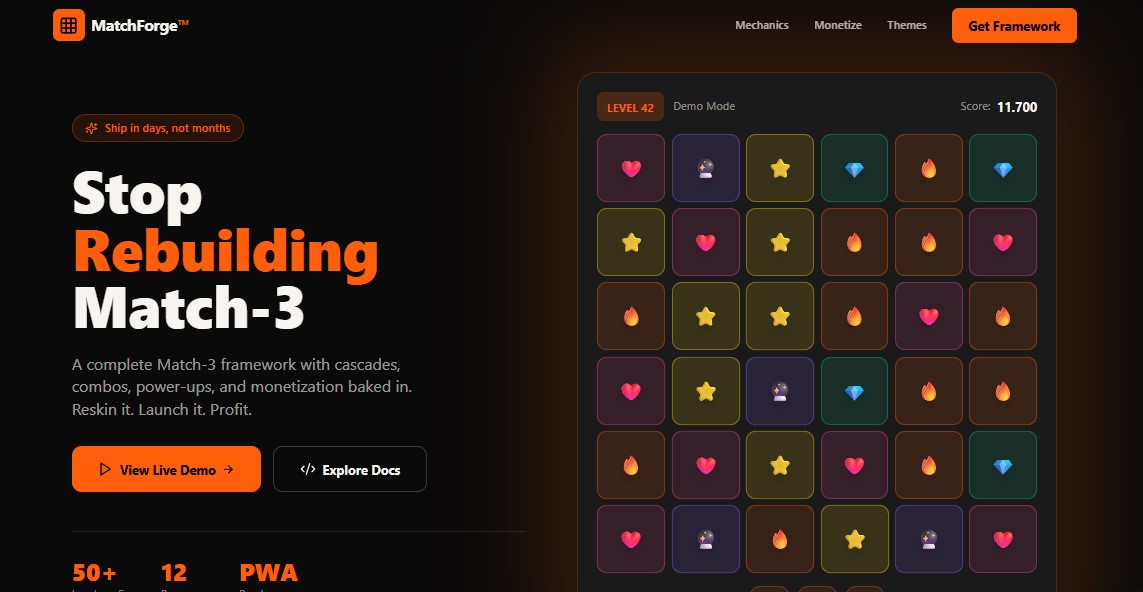 Premium & Exclusive Game Creation Platform for Educational and Interactive Experiences template preview