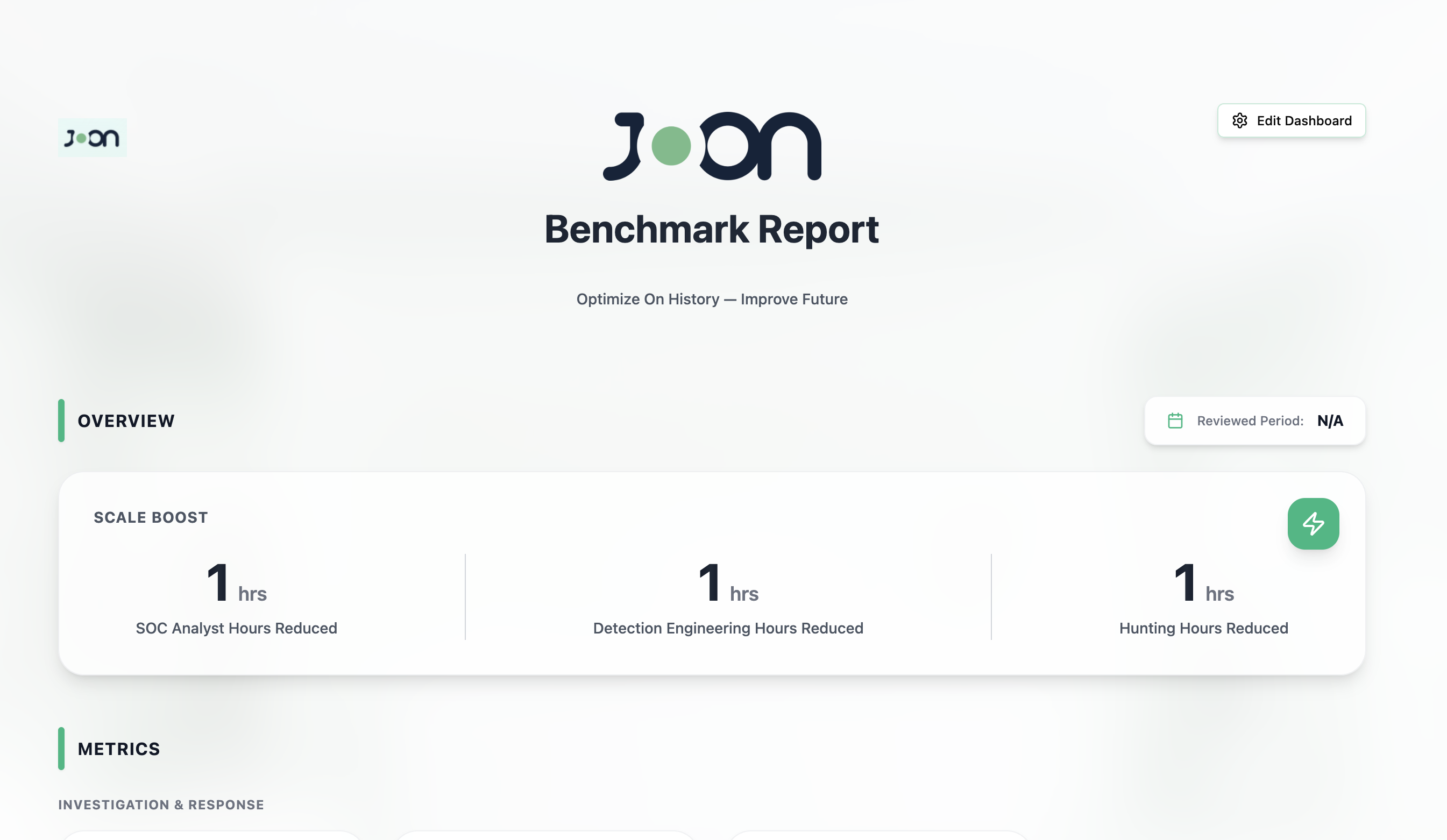 Joon benchmark TEMPLATE template preview