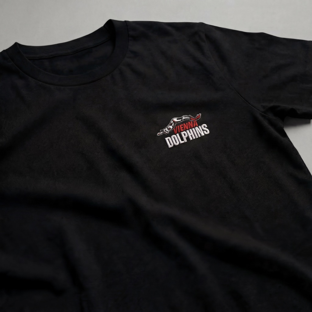 Vienna Dolphins T-Shirt Schwarz