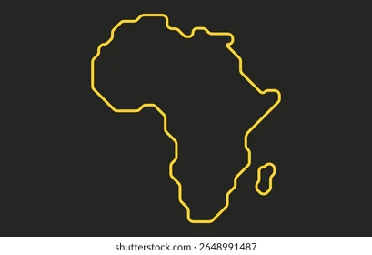 Africa continent map