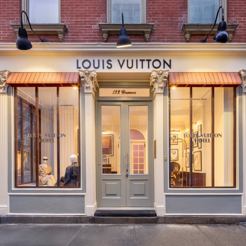 Louis Vuitton SoHo Pop-Up Exterior