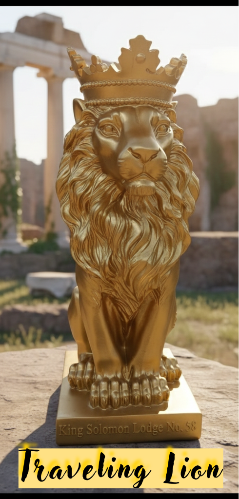 Traveling Lion - King Solomon Lodge No. 58