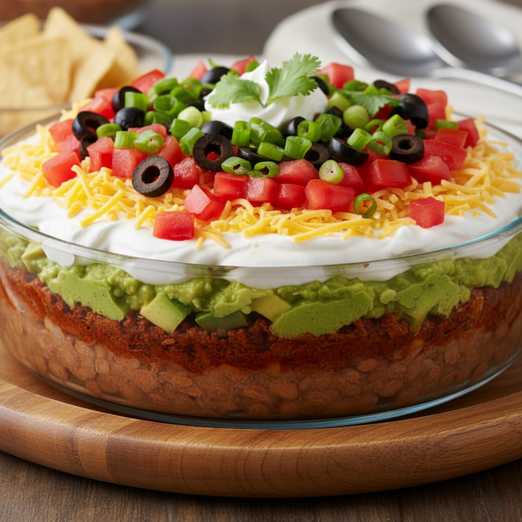 Seven Layer Taco Dip
