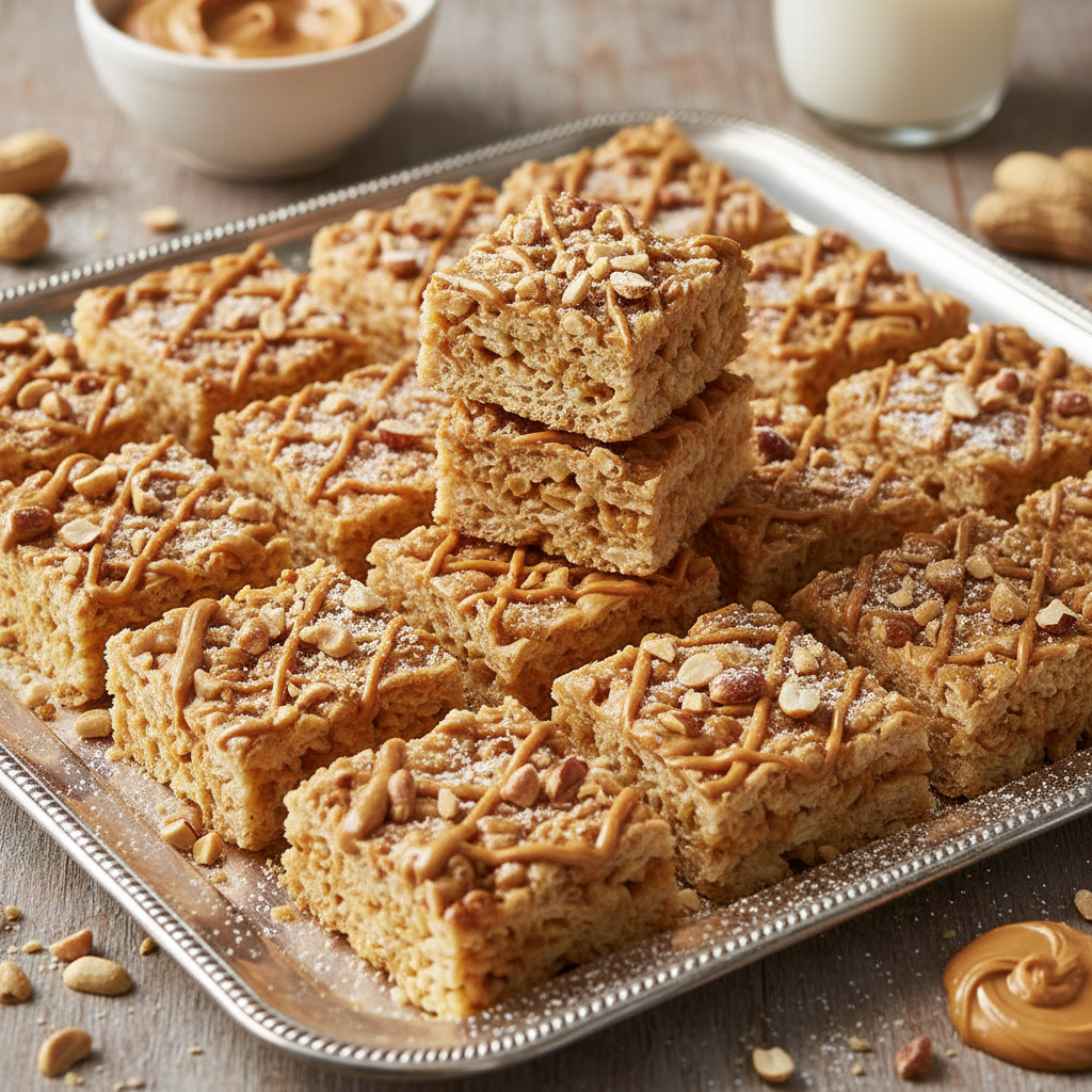 Peanut Butter Rice Krispie Treats