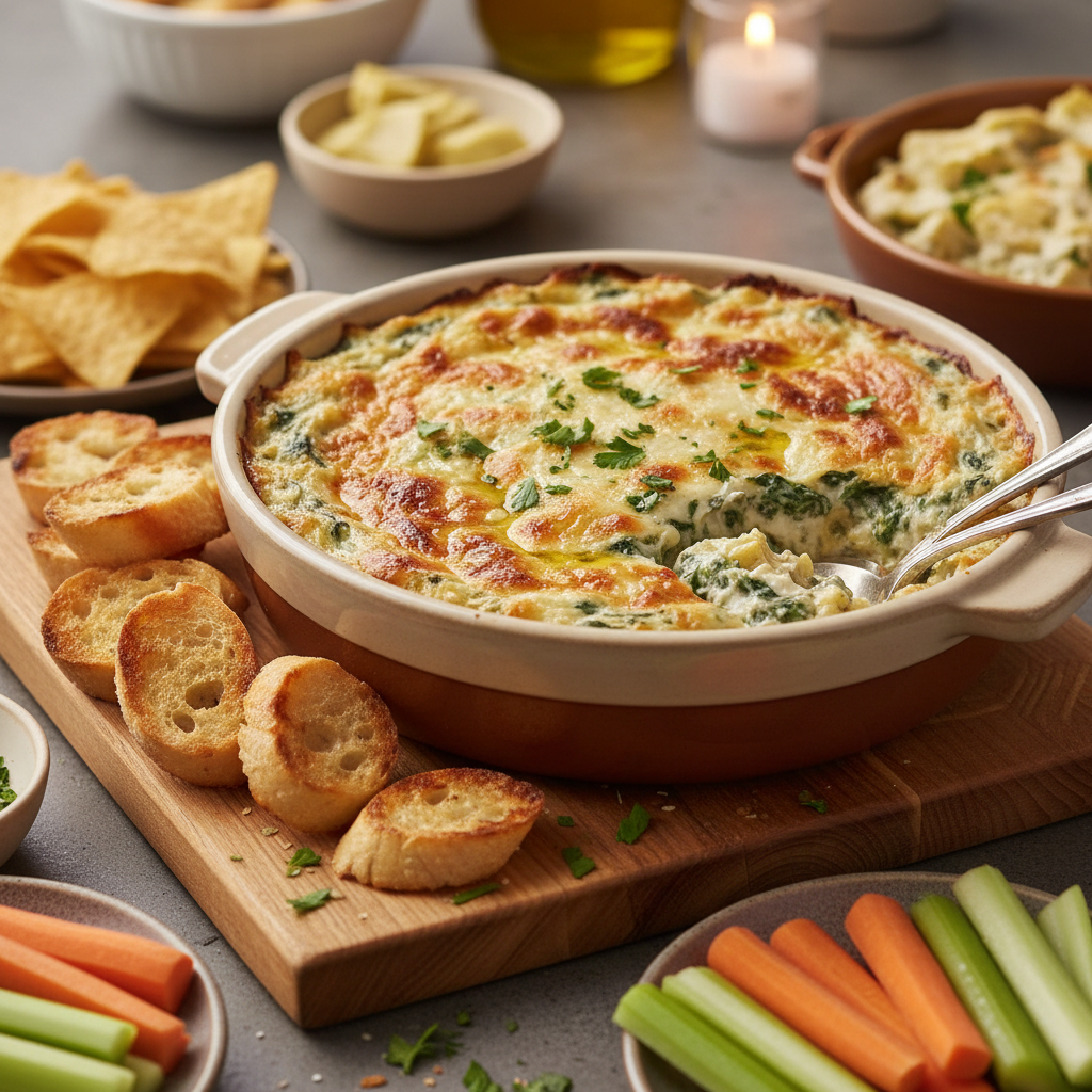 Classic Spinach Artichoke Dip
