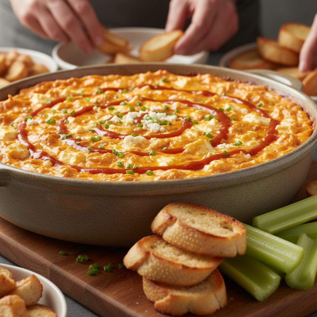 Slow Cooker Buffalo Chicken Dip