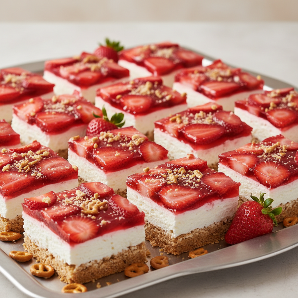 Strawberry Pretzel Salad